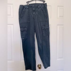 Navy Blue American Eagle Cargo Pants